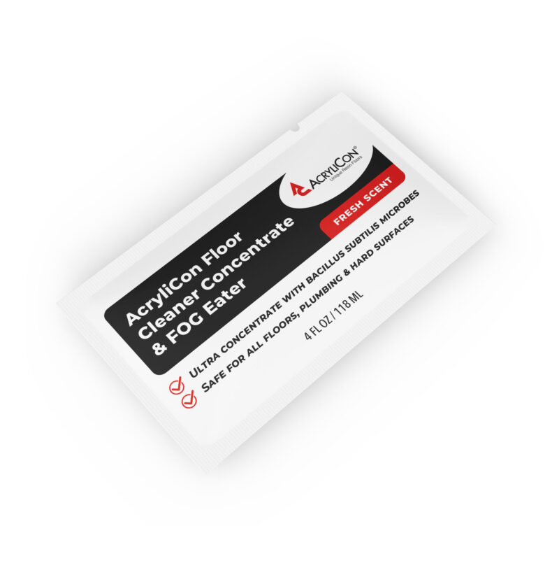 AcryliCon Floor Cleaner & FOG Eater 30x4 Oz. Packets